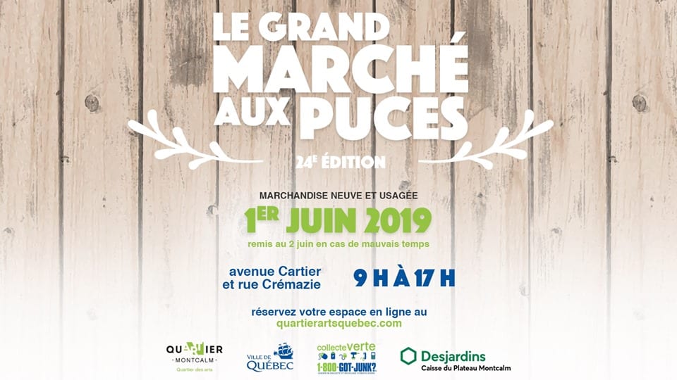 Le Grand Marché aux Puces de Montcalm le 1er Juin